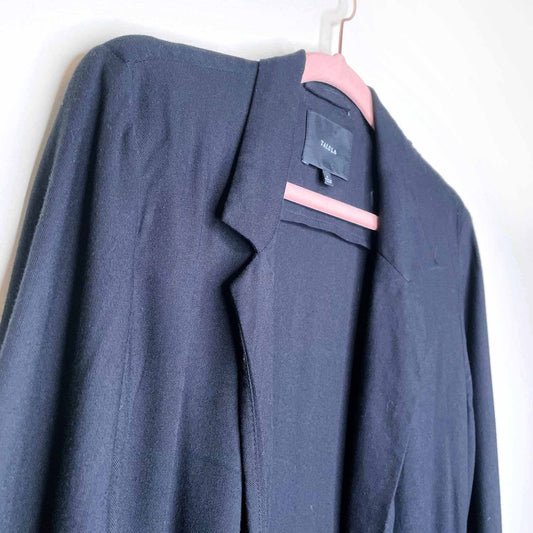 talula kent black open blazer - size 2
