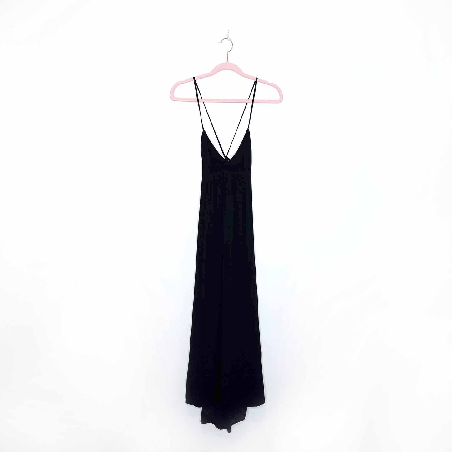 talula cosimo tie back crepe midi dress - size 4