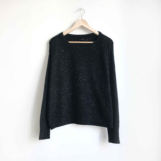 Talula waffle crewneck with cashmere - size Small