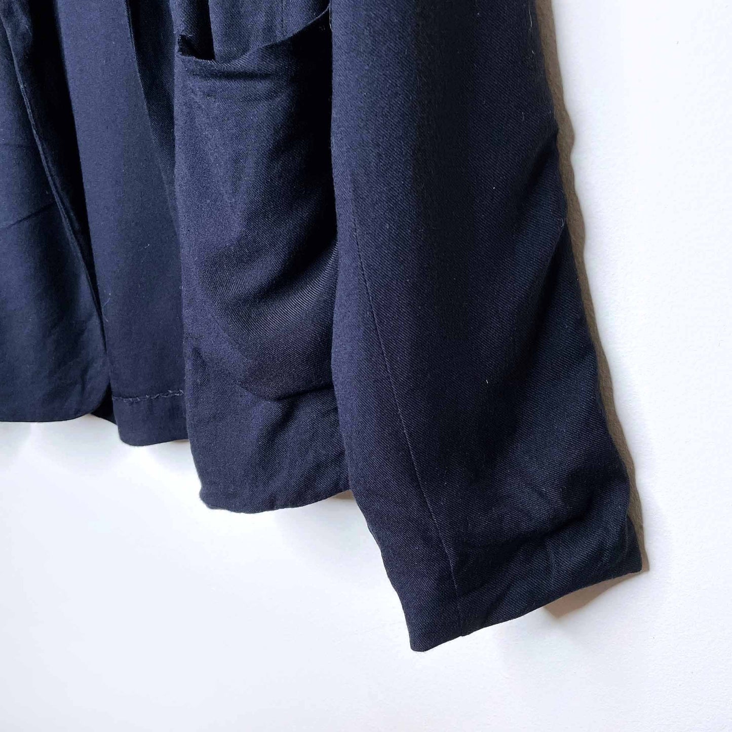 talula kent open black casual blazer jacket - size 2