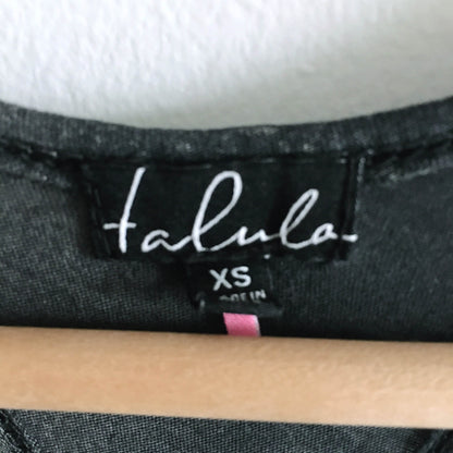 Talula washed down racerback heart tank - size xs