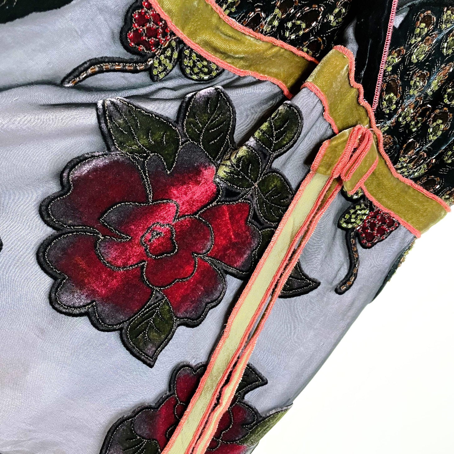 denise collection velvet beaded tank - size large