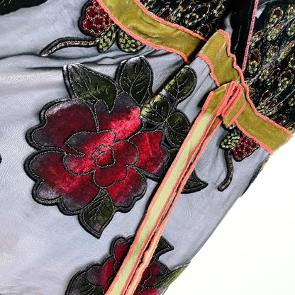 denise collection velvet beaded tank - size large