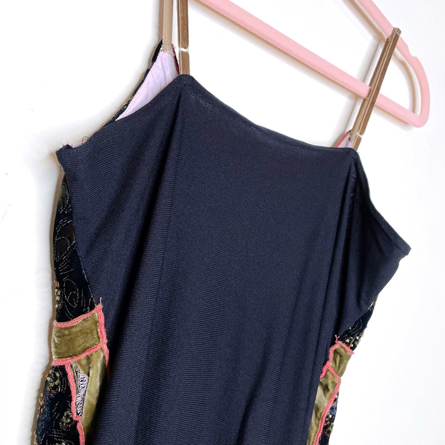 denise collection velvet beaded tank - size large