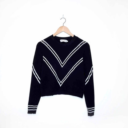 tanya taylor v design lightweight keaton sweater - size small