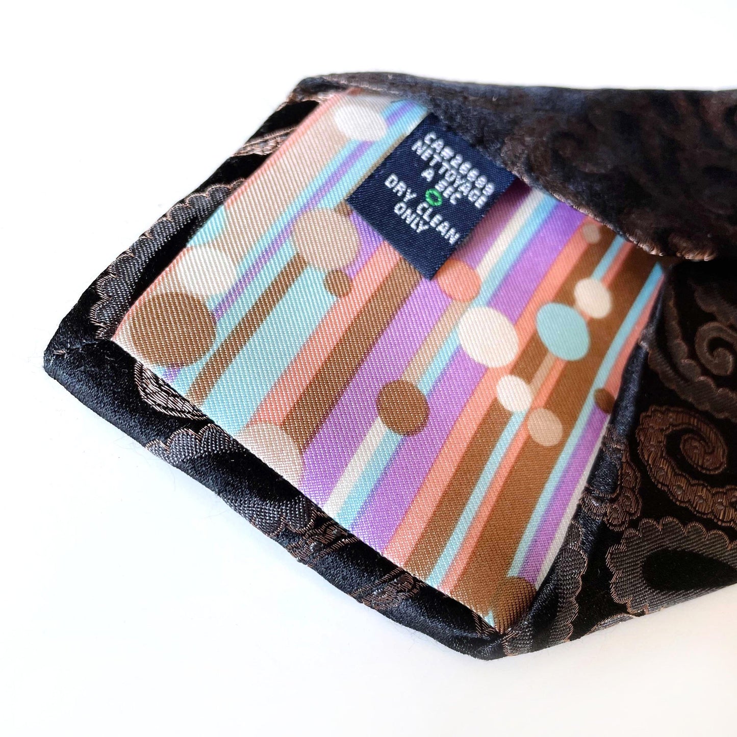 ted baker silk metallic paisley tie