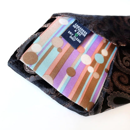 ted baker silk metallic paisley tie