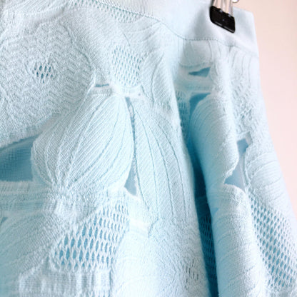 Ted Baker flora burnout a-line midi skirt - size 1