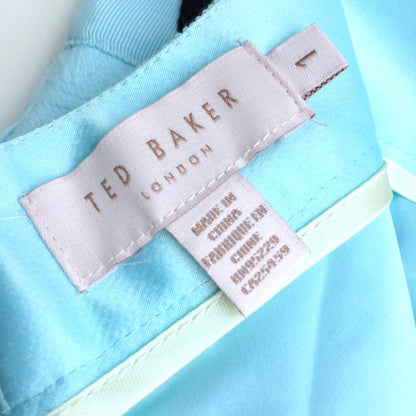 Ted Baker flora burnout a-line midi skirt - size 1