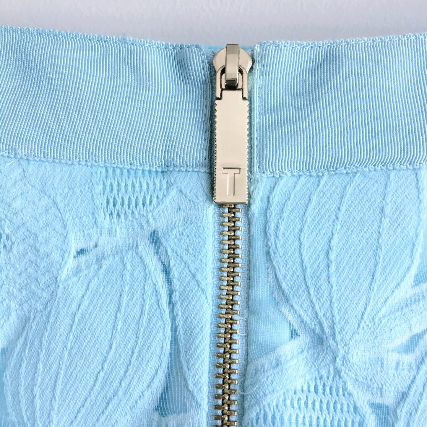 Ted Baker flora burnout a-line midi skirt - size 1