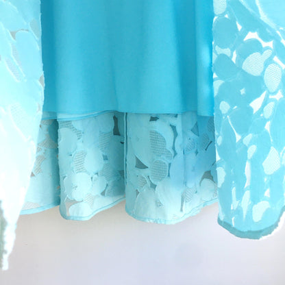 Ted Baker flora burnout a-line midi skirt - size 1