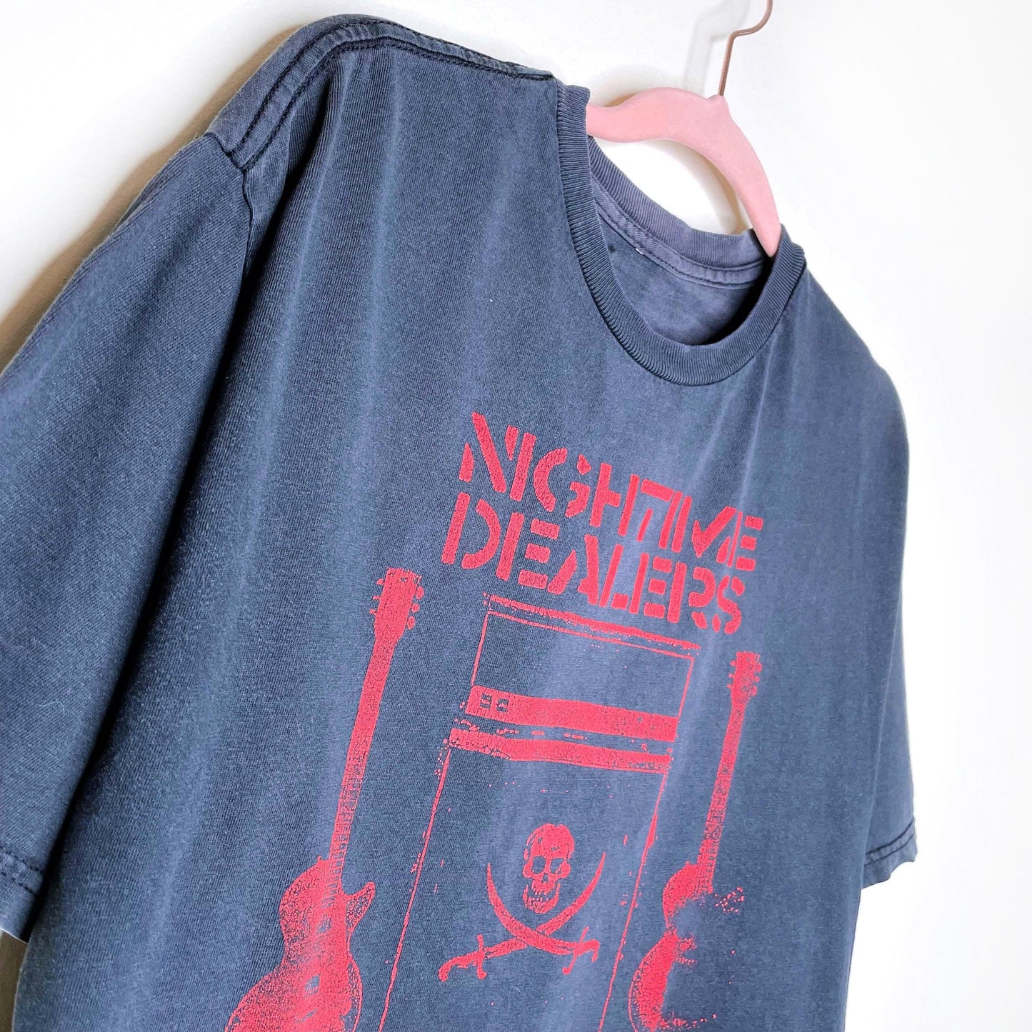 vintage nightime dealers wttn band tee - size small