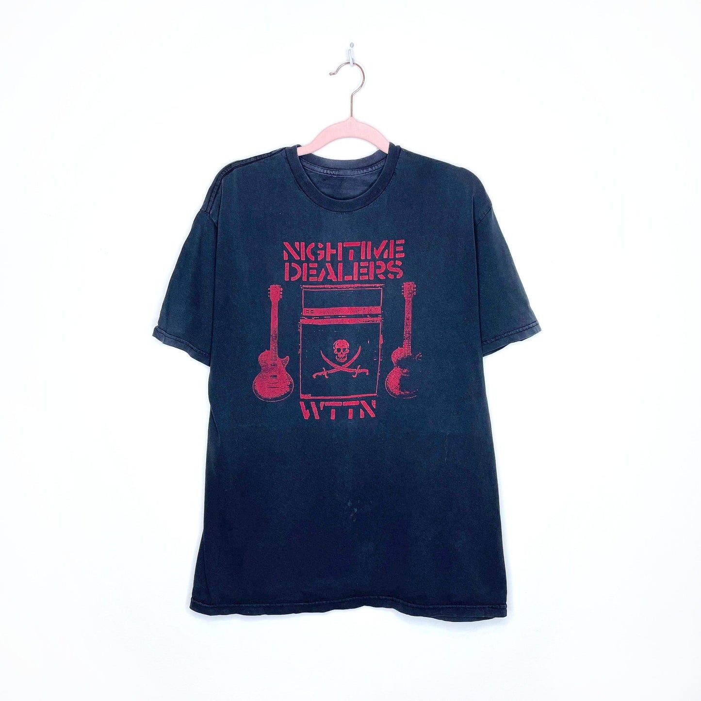 vintage nightime dealers wttn band tee - size small