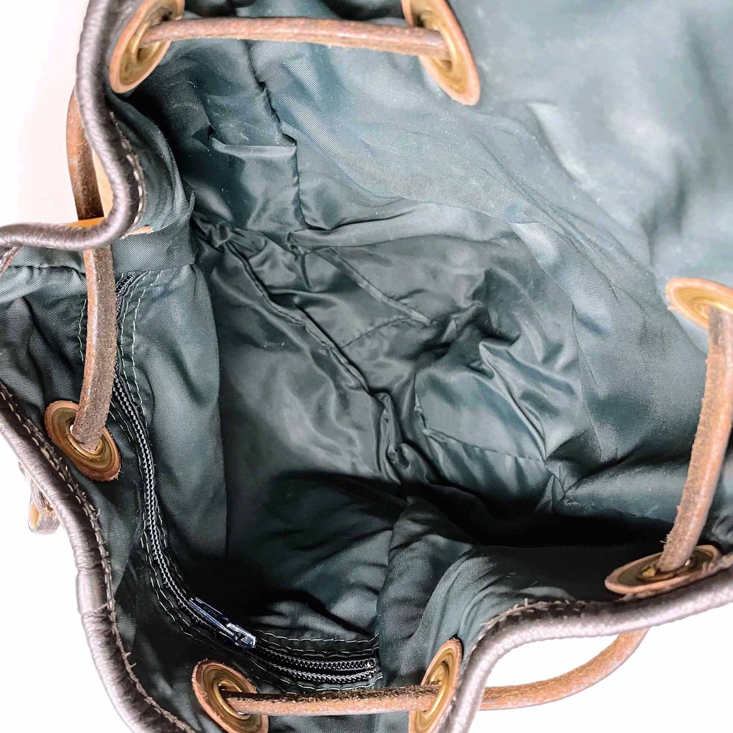 territoire multi-colour leather backpack
