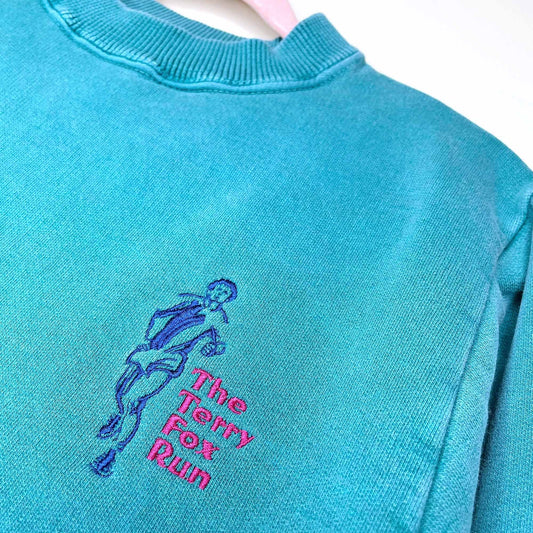 vintage terry fox run crewneck sweatshirt - size small