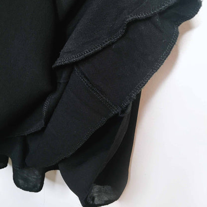 tfnc lace top fit and flare party dress - size small