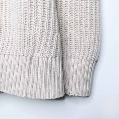 Theory 100% cashmere v-neck ribbed knit sweater - size Small