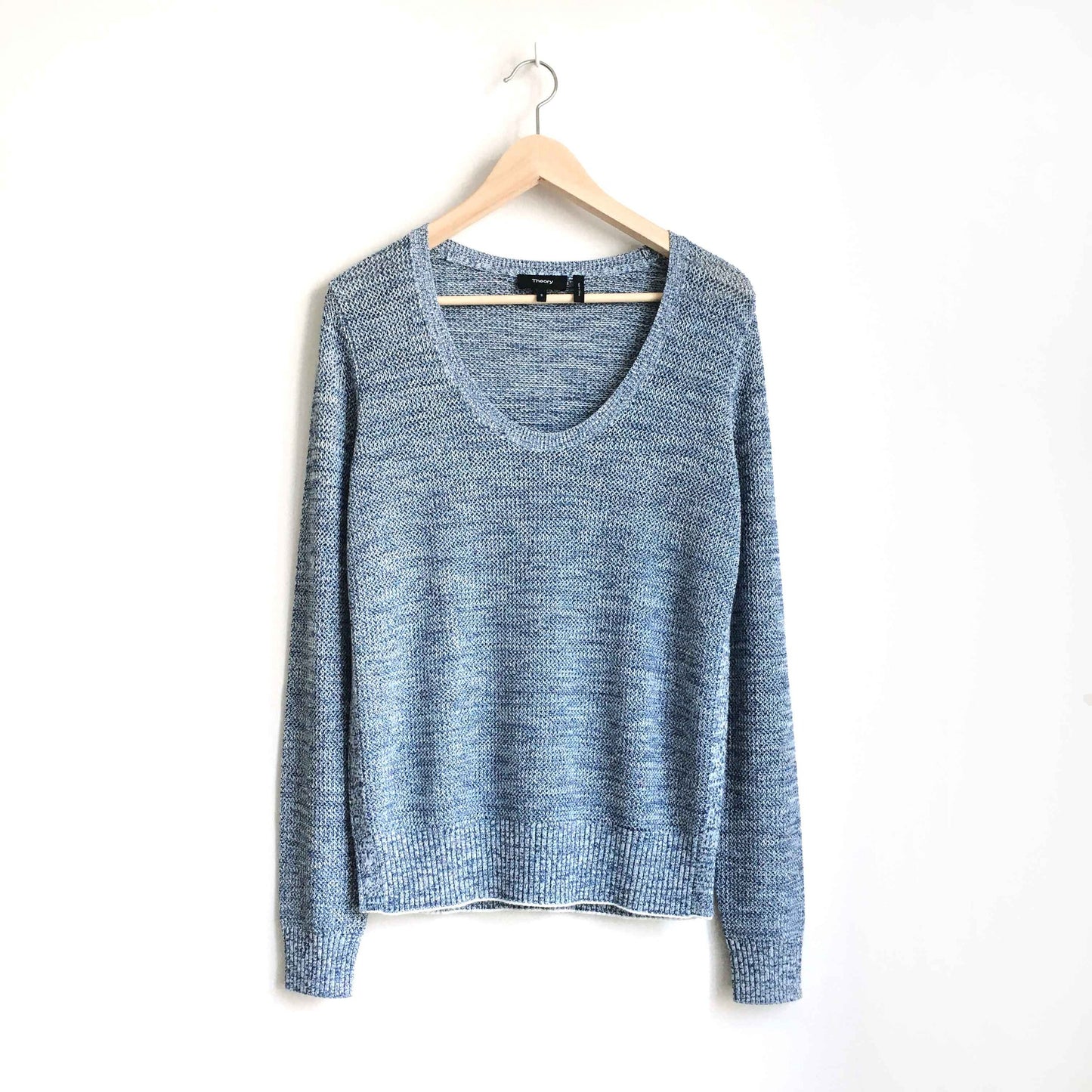 Theory Prosecco marled knit sweater - size Small
