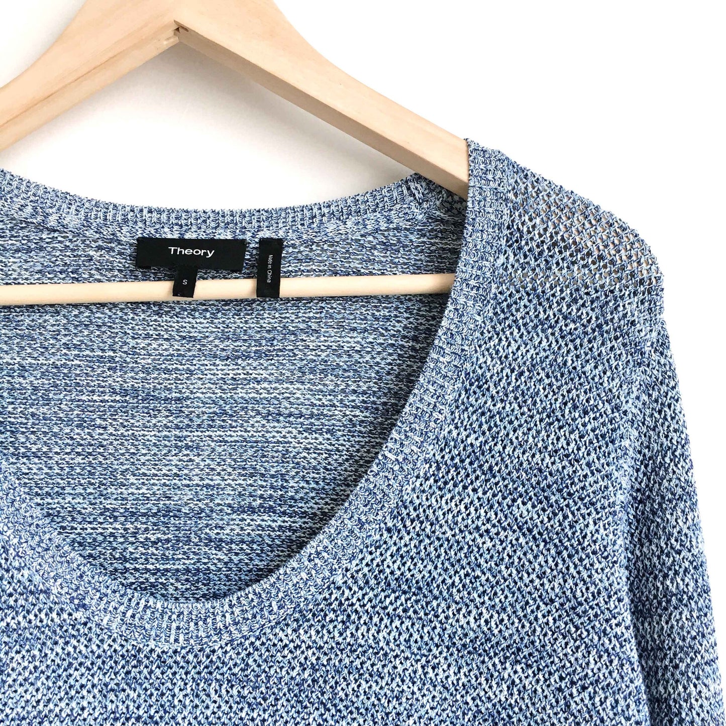 Theory Prosecco marled knit sweater - size Small