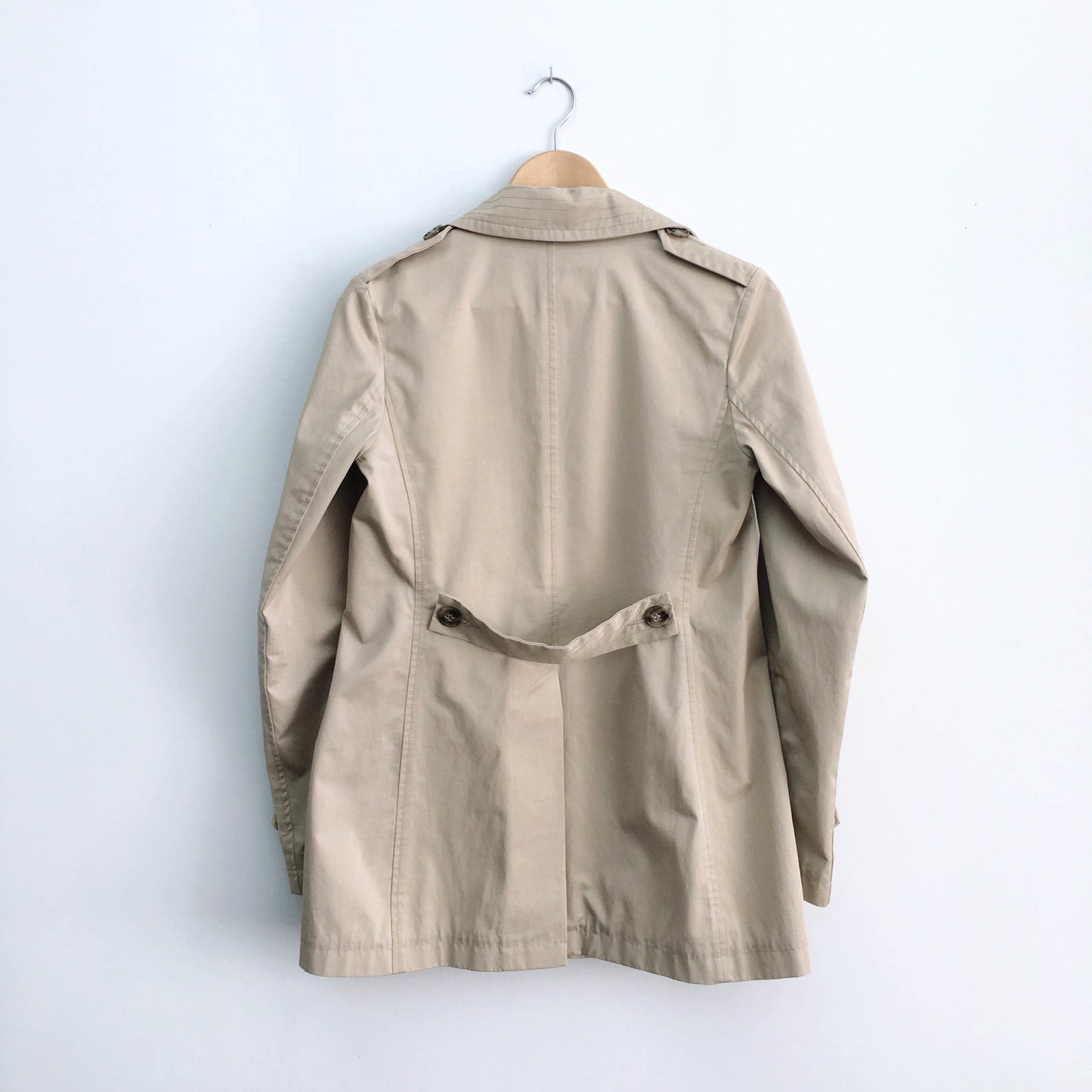Theory half-belt Trench Coat in Natural - size Small