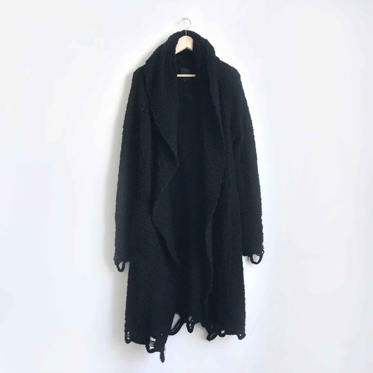 Thom Krom destroyed duster cardigan - size Medium