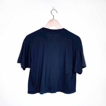 vintage 70's custom art signed crop tiger tee - size large