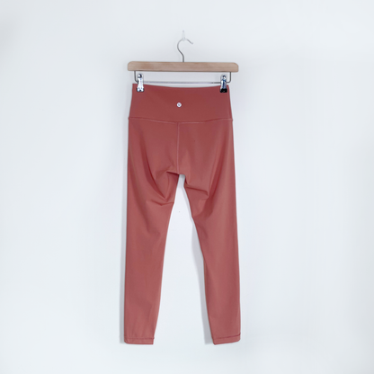 lululemon 2020 wunder under high-rise tight 25" full-on luxtreme - size 6