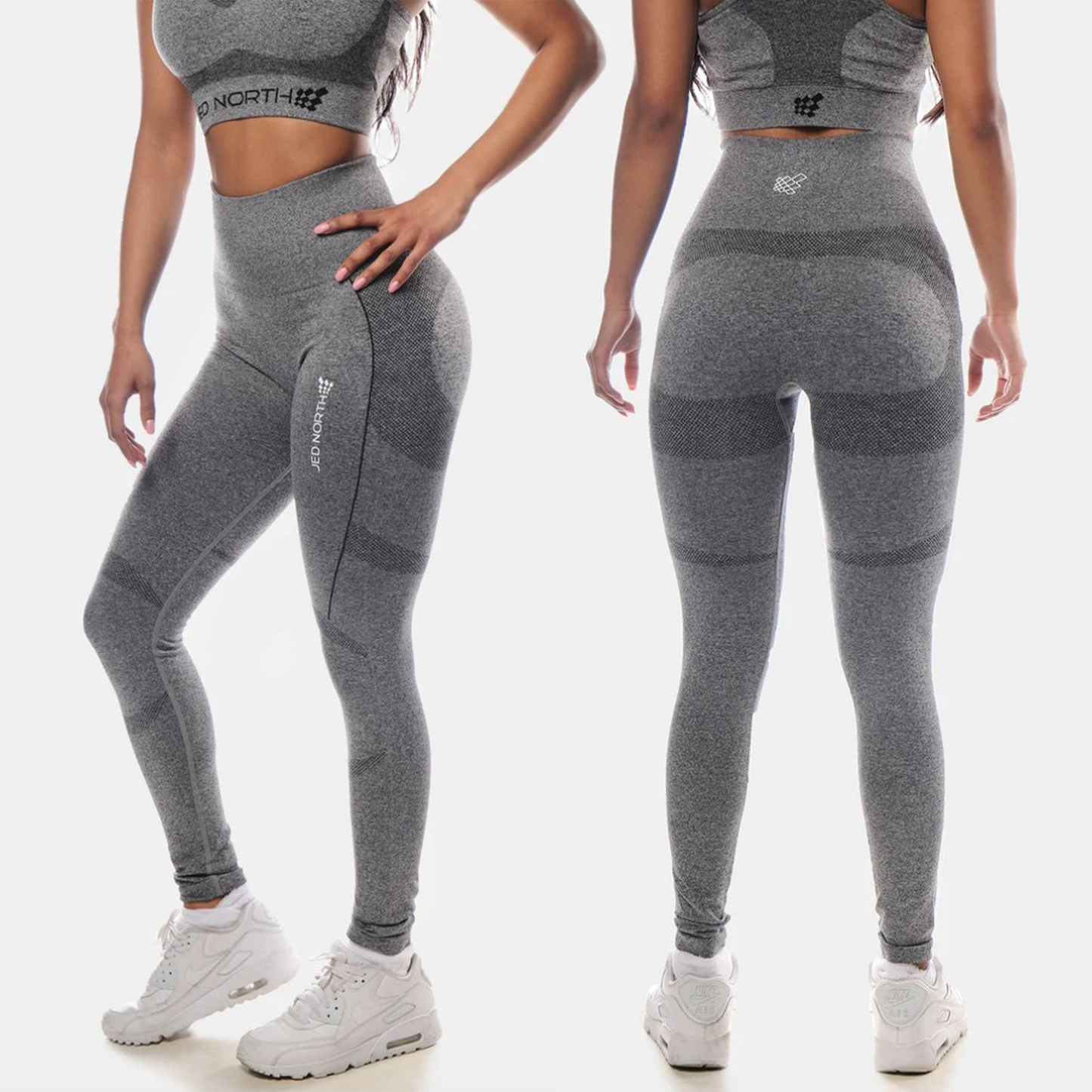 jed north supple seamless grey leggings - size xs/s