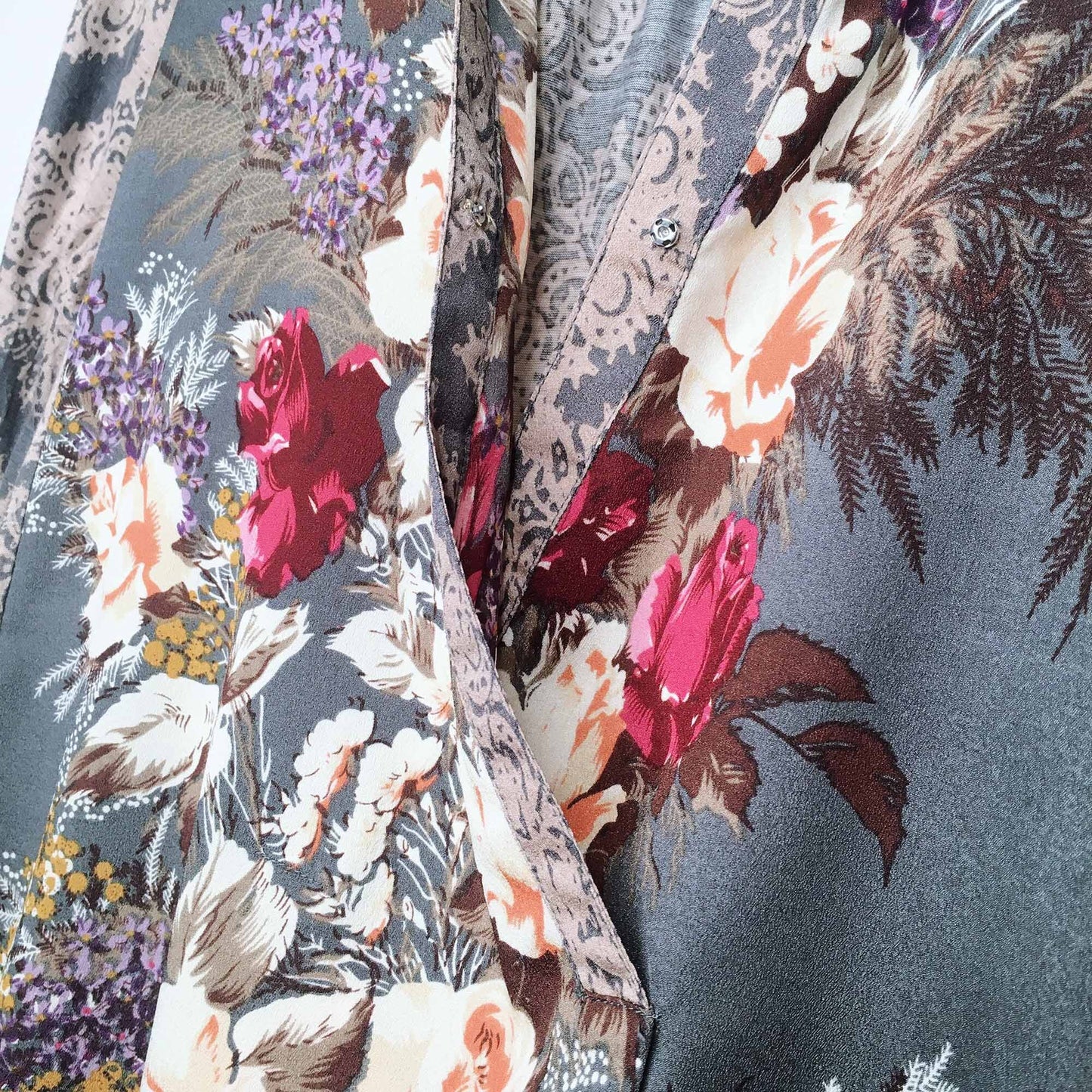 Tiny Anthropologie Jardim floral wrap blouse - size Small