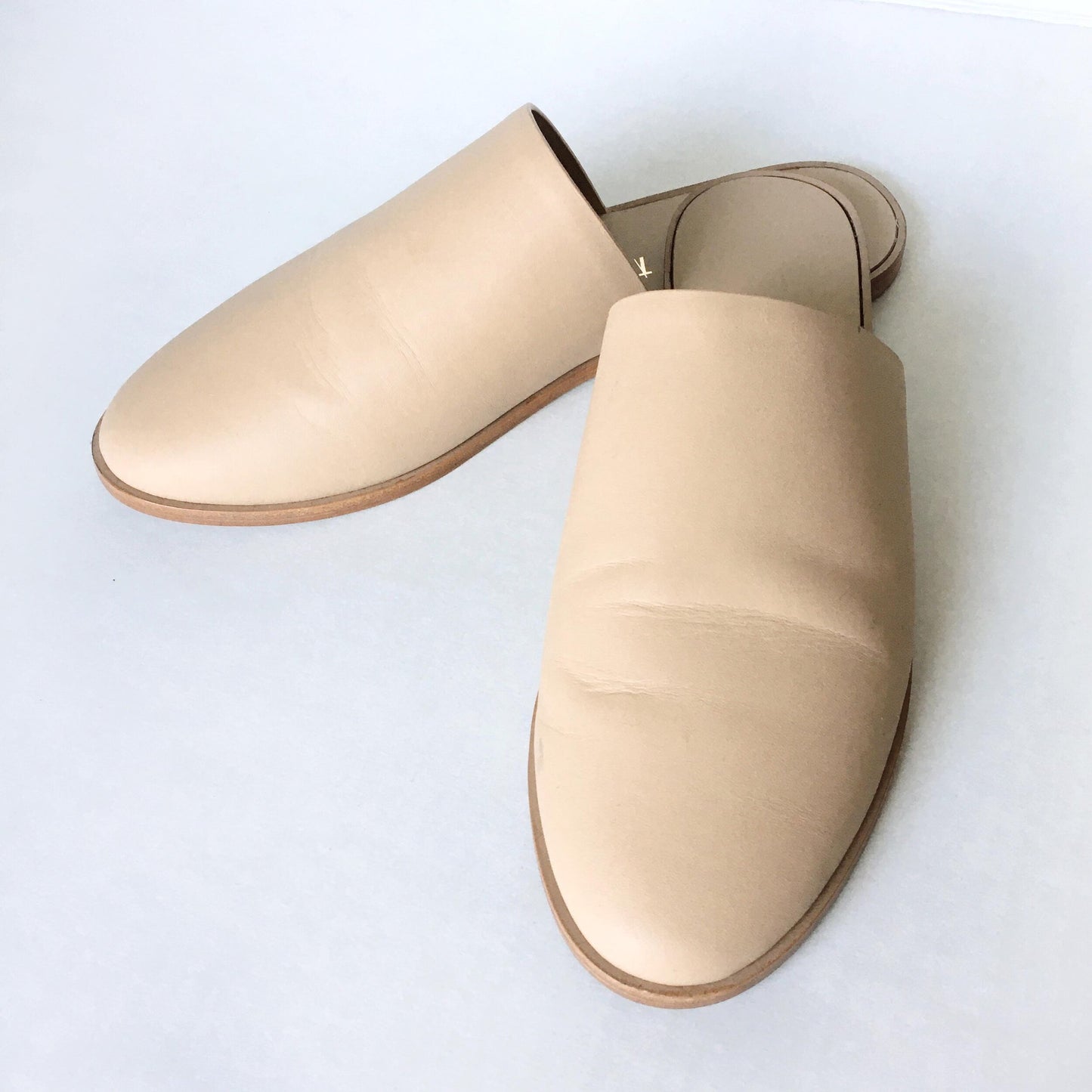 TKEES Ines Cleo Leather Slide - size 7