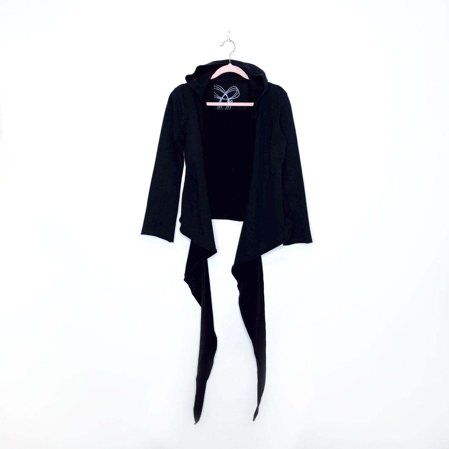 tna action black wrap hoodie - size small