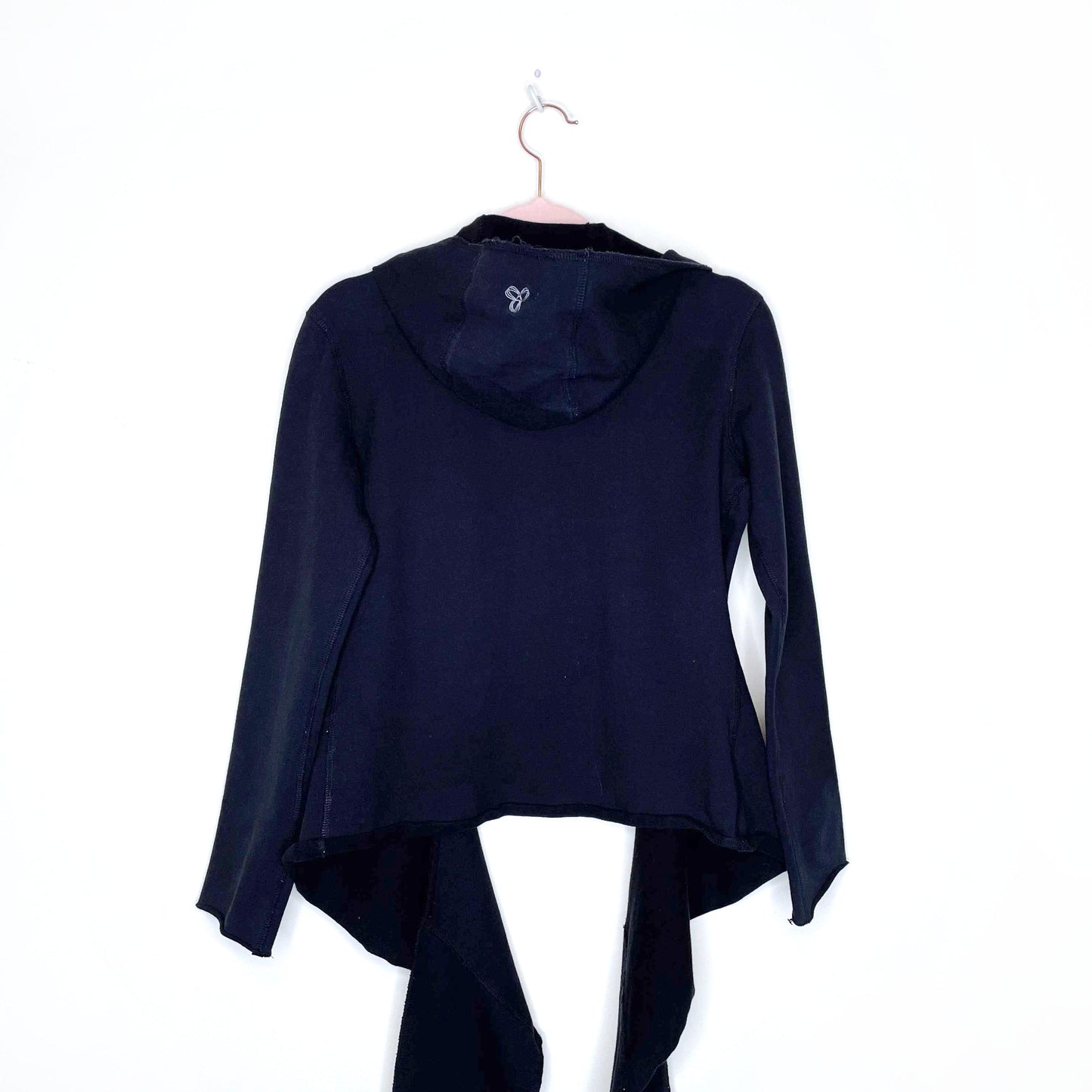 tna action black wrap hoodie - size small