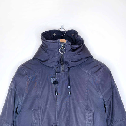 tna bancroft mid-length goose-down parka - size medium