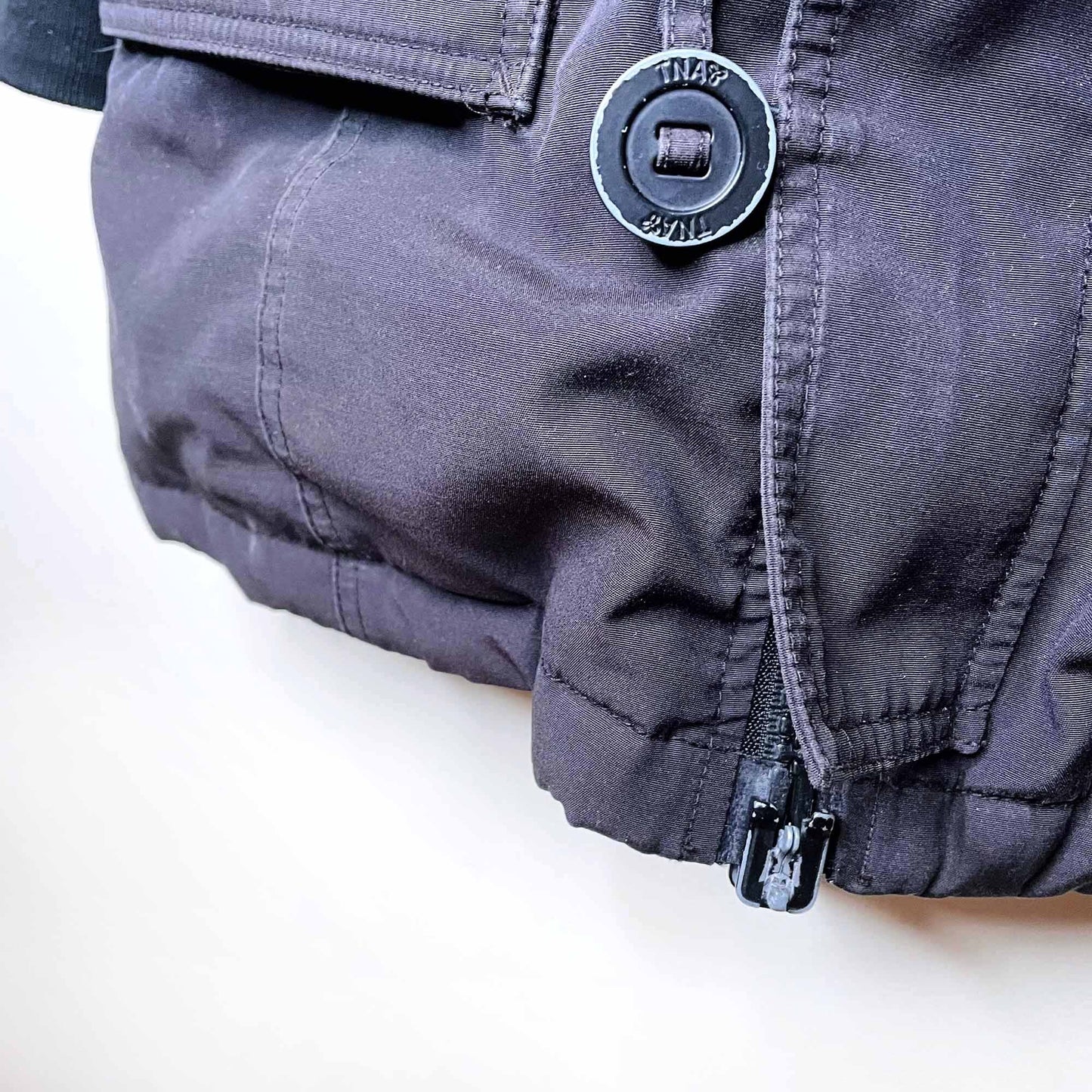 tna bancroft mid-length goose-down parka - size medium