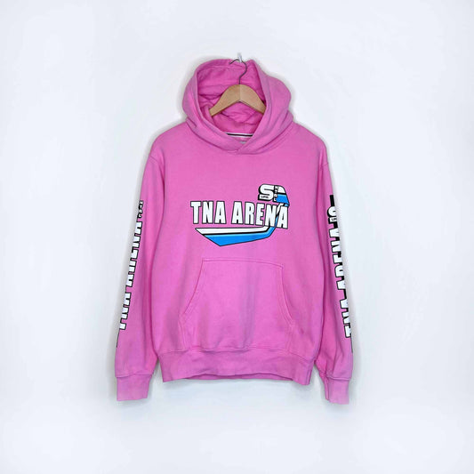 tna the perfect hoodie with motocross graphic - size small