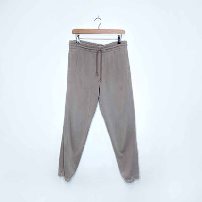 tna cozy fleece boyfriend sweatpant - size large