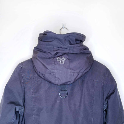 tna bancroft mid-length goose-down parka - size medium