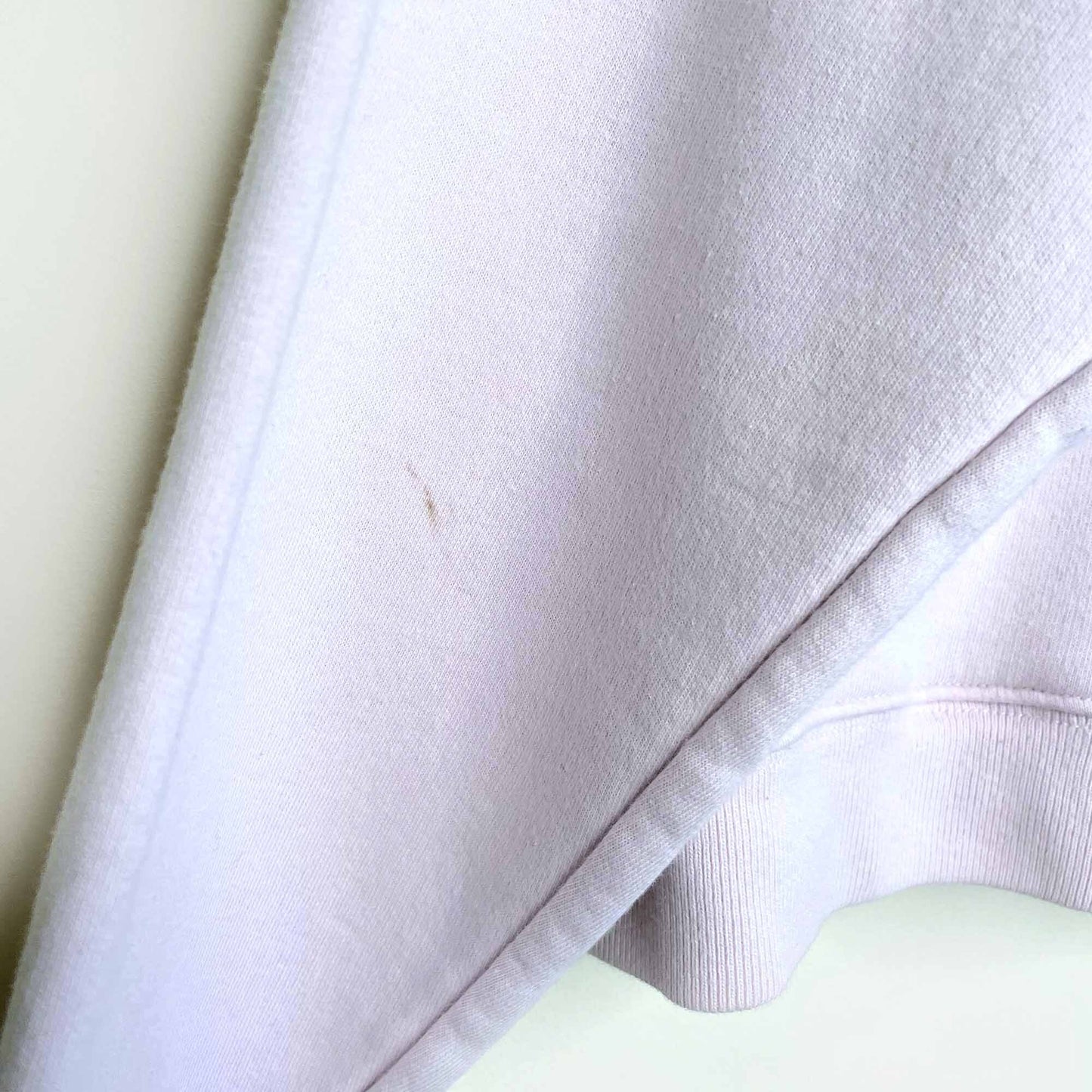 tna super cropped baby pink fleece hoodie - size xs