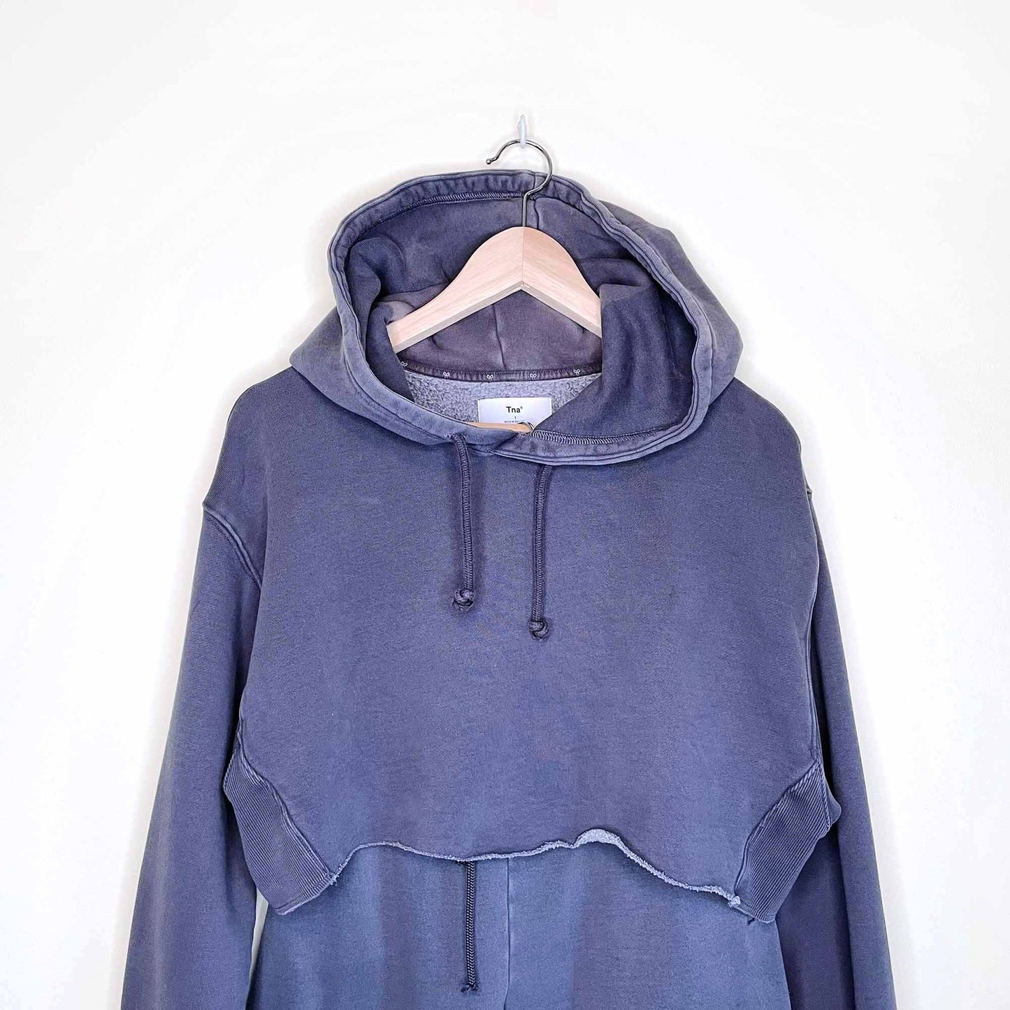 aritzia tna cozy af hoodie and sweatpants set size 1/xs