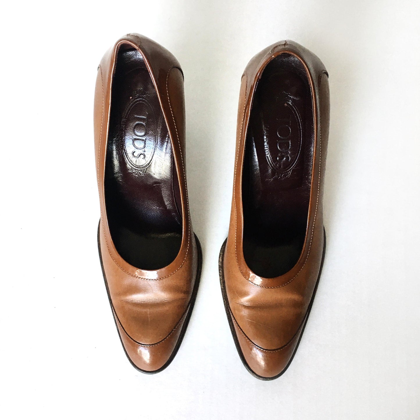 TOD's two-tone leather pumps - size 9.5