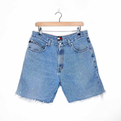 vintage tommy hilfiger freedom jeans cut off shorts - size 36
