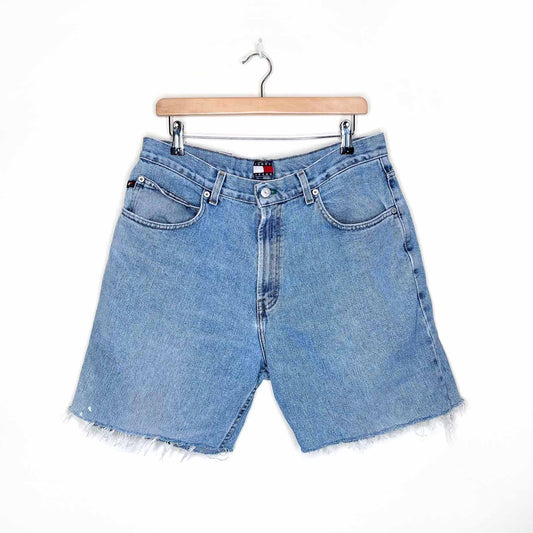 vintage tommy hilfiger freedom jeans cut off shorts - size 36