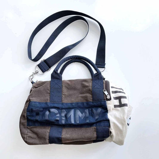 tommy hilfiger mini boston duffle bag