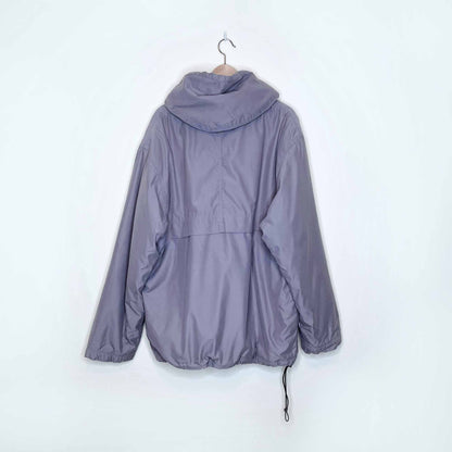 vintage tommy hilfiger jeans 1/4 zip pullover winter jacket - size xl