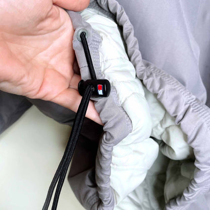 vintage tommy hilfiger jeans 1/4 zip pullover winter jacket - size xl