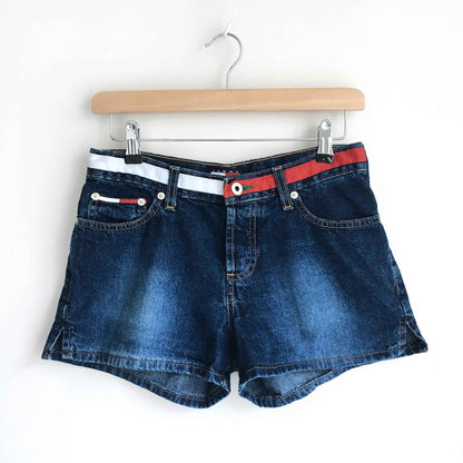 Vintage Tommy Hilfiger button fly jean shorts - size 26