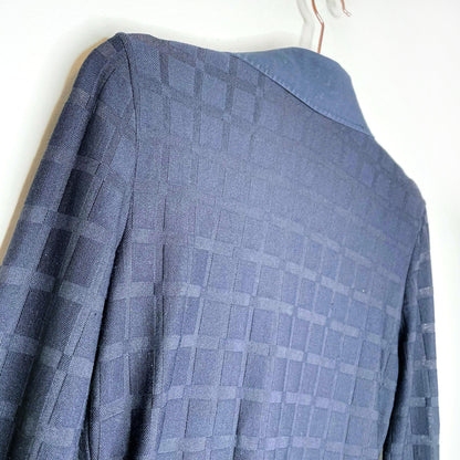 nara camicie y2k wrap semi-sheer collared top - size small