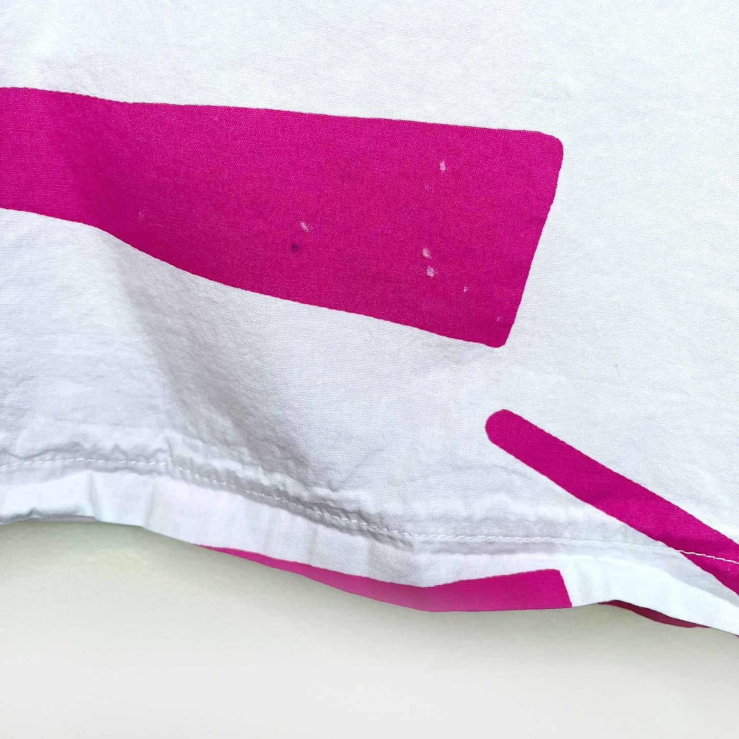 virginia johnson colour block short sleeve top - size small