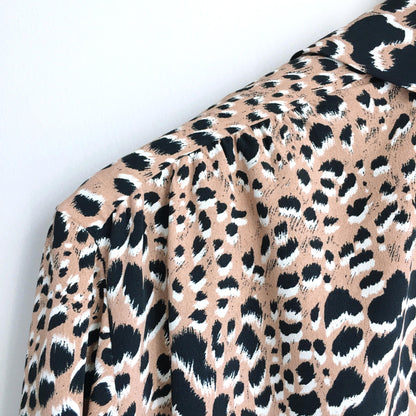 NWT Topshop Animal print button down - size 2