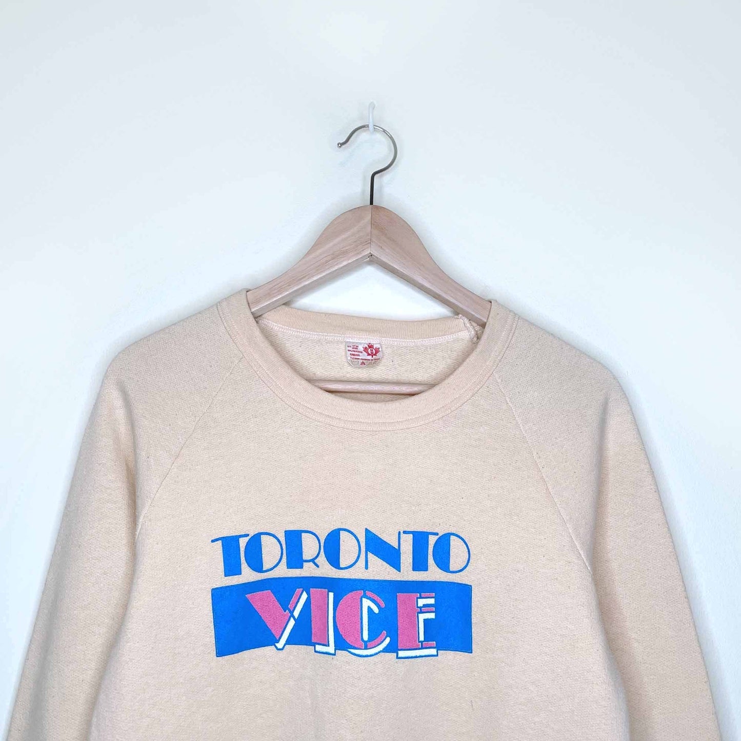 vintage toronto vice retro crewneck sweatshirt - size small